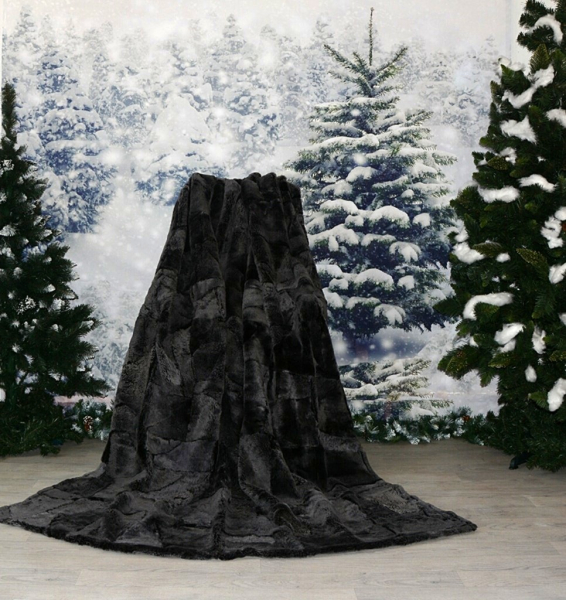 Geschenktipp Echt Lammfelldecke Anthrazit